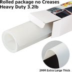 Silicone Mat Heat Resistant Mats for Countertop, Multipurpose Large Silicone Mats for Crafts Kitchen Workbench Size 36x24 inches Thick 2mm,Rolled Package,Translucent