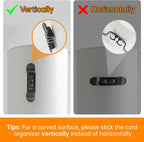 Cord Organizer for Kitchen Appliances, Appliance Cord Organizer, Cord Holder, Cord Keeper, Cord Wrapper for Appliances Stick on Mixers, Coffee Maker, Pressure Cooker (8 Packs)