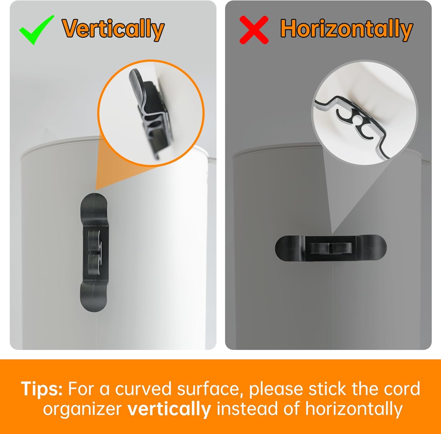 Cord Organizer for Kitchen Appliances, Appliance Cord Organizer, Cord Holder, Cord Keeper, Cord Wrapper for Appliances Stick on Mixers, Coffee Maker, Pressure Cooker (8 Packs)