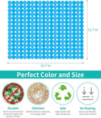 Bligli 2-Pack Kitchen Sink Mat: PVC Adjustable Sink Protector | Sink liner Pad | Dish Drying Mats, Easy to Clean & DIY Cut | 15.7 x 11.8 inch (Blue)