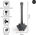 OTOTO Katie Cat Soup Ladle - Halloween Gifts Black Cat, Gothic Gifts, Gifts for Cat Lovers - Spooky Cat Gift, Cute Kitchen Accessories, Fun Gifts (Katie Cat, Black)