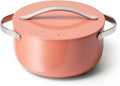 Caraway Nonstick Ceramic Dutch Oven Pot with Lid (6.5 qt, 10.5") - Non Toxic, PTFE & PFOA Free - Oven Safe & Compatible with All Stovetops (Gas, Electric & Induction) - Perracotta