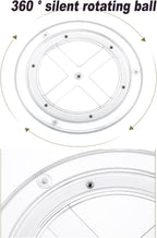 9.25 Inch Lazy Susan Turntable, Clear Plastic Spinning Organizer for Cabinet, Fridge, 360° Rotation, Easy to Clean, Kitchen, Bathroom, Vanity Countertop Storage Solution (Clear, 9.25inch 1 Tier)