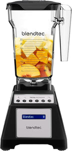 Blendtec Total Blender Classic - Includes FourSide Jar (75 oz) - 10-Speed Professional-Grade - High-Power Kitchen Blender with 6 Pre-Programmed Cycles - Black
