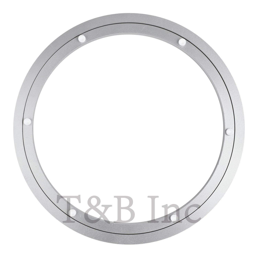 TamBee 14 Inch Lazy Susan Hardware Aluminum Bearing Metal Rotating Turntable Bearing Swivel Plate Hardware Lazy Susan Bearing Lazy Susan Parts Lazy Susan Mechanism Lazy Susan Kit Lazy Susan Base Only