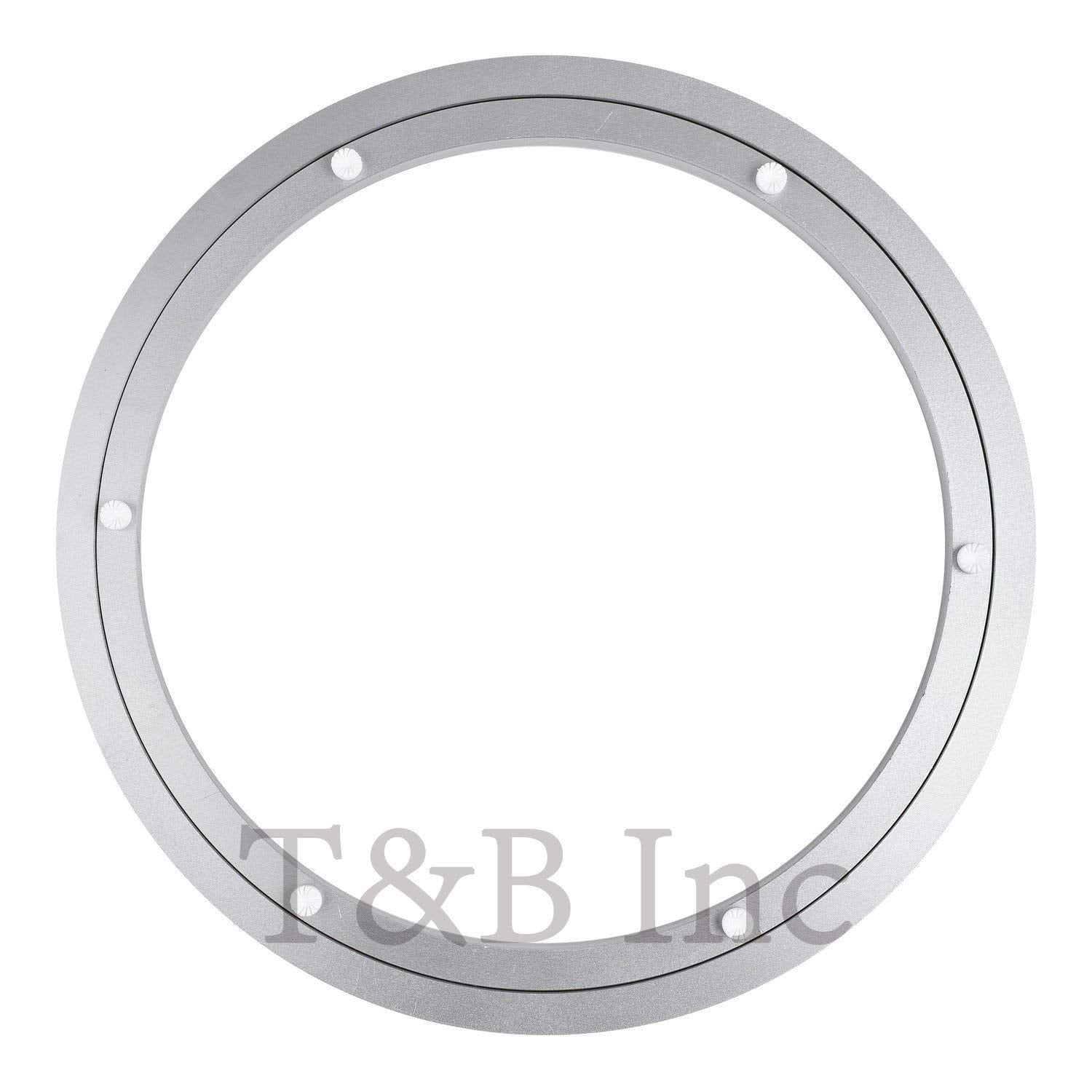 TamBee 14 Inch Lazy Susan Hardware Aluminum Bearing Metal Rotating Turntable Bearing Swivel Plate Hardware Lazy Susan Bearing Lazy Susan Parts Lazy Susan Mechanism Lazy Susan Kit Lazy Susan Base Only