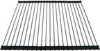 Ahyuan Roll up Dish Drying Rack Over The Sink Kitchen Roll up Sink Drying Rack Portable Dish Drainer Foldable Dish Drying Rack (Black, 20.5''X16.9'')