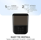 SVAVO Automatic Soap Dispenser Touchless, Hand Soap Dispenser Wall Mount, Electric Sensor Battery Operated for Offices Home Kitchen Bathroom Hotel Restaurant Commercial, 34fl.oz/1000ml Black