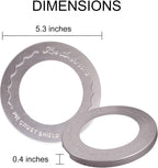 Mrs. Anderson's Baking Individual Pie Crust Protector Shields, For Mini Pies and Pot Pies, 2 Sets of 2 Pie Shields