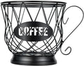 TreeLen Coffee Pod Holder, K Cup Organizer, Large Capacity K Cup Holder for 40 K Cups, K Pod Storage for Coffee Bar - Black