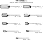 Measuring Cups and Spoons Set, 20-Piece 18/8 Stainless Steel Measuring Cups and Spoons Set, Measuring Stick Leveler, Measurement Conversion Chart Fridge Magnet, with 2/3 & 3/4 Measure Cup