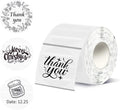 Thermal Labels,2 Inch Transparent Color Round Thermal Printer Stickers,Self-Adhesive Round Direct Thermal Labels,Thermal Stickers for DIY Logo Design,Name Tag (300/Roll