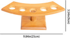 Japanese Style Temaki Sushi Roll Holder Ice Cream Cone Holder With 1-5 Compartments Holes, Kitchen Dining Decor Display Stand, Restaurant Supply Serveware (5 Holes)
