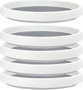 5Pack Non Skid Lazy Susan Turntable,Single Round Rotating Kitchen Spice Organizer for cabinets,Pantry, Bathroom, Refrigerator（10Inch）