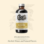 Cook's, Banana Flavoring for Baking, Candies, Beverages and Ice Cream, 8 oz