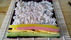 JapanBargain, 4 Pack Large Sushi Roll Bamboo Mats, 10.5" Square Natural Bamboo Sushi Rolling Mats for Making Sushi Rolls, Eco-Friendly, Reusable, Easy to Clean