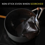 MSMK 2.5 Quart Sauce Pan with lid, Stay-Cool Handle, Burnt also Nonstick, Scratch-resistant, Induction Cooking Pot