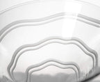 Rolf Glass Good Vibrations Martini Glass | Set of 4 Stemmed 10oz Martini Glasses | Lead-Free Crystal Glass | Diamond-Wheel Engraved | Made in the USA | Etched Spiral Design