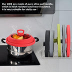 Microwave Splatter Cover Vented Glass Splatter Guard Lid with Collapsible Silicone for Food as Pot Cover 11.8 inch Large Plate for 6 7 8 9 10 11 inch Plate Bowl