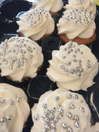 Silver Pearl Sugar Sprinkles 4.23 oz, 10mm Candy Pearls Ideal for Baking, Cake and Cupcake Toppers, Cookie Decoration, Ice Cream Topping, Wedding Shower Valentines Halloween Christmas