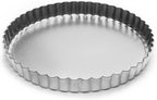Fox Run Round Tartlet/Quiche Pan with Removable Bottom, Tin-Plated Steel, 8-Inch