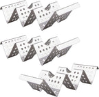 Taco Holders Set of 3 - Stainless Steel Taco Stand Rack Tray Style, Taco Rack Holds Up to 3, Oven Taco Holders Safe for Baking, Dishwasher and Grill Safe