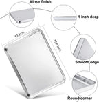 TeamFar Cookie Sheets with Cooling Racks, 17.6 x 13 x 1 Inch Stainless Steel Baking Pan with Grid Rack for Baking Roasting, Non-Toxic & Heavy Duty, Dishwasher Safe, 2 Pans with 2 Racks