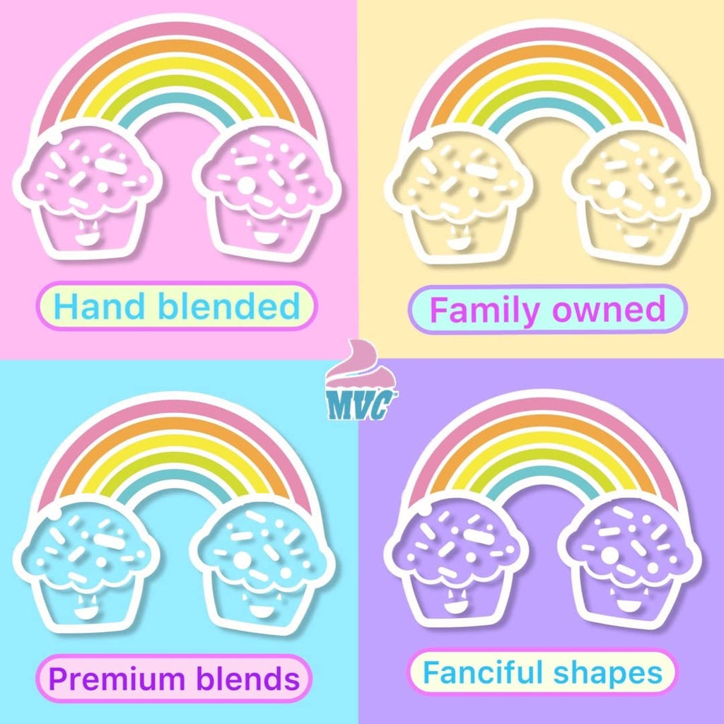 Manvscakes Sprinkles- Edible Cake and Cupcake Sprinkles with Assorted Shapes and Sizes, Metallic Sprinkle Mix for Cookies, Ice Cream, Cake and Cupcake Decorating, 4 oz (Pink, Black, and Blue)