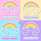 Manvscakes | Sprinkles | 4 oz | Cake sprinkles | Cupcake sprinkles | Baking | Sprinkle mix | Edible sprinkle (Baby blue)