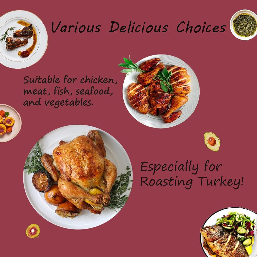 10 Counts Oven Bags Turkey Size | Large Oven Bag for Thangkgiving Day Turkey Roasting Cooking(1)