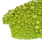 Edible Green Sugar Pearls Candy Sprinkles 120G/ 4.23Ounce Baking Cake Sprinkles Cupcake and Cake Topper Cookie Decorations Wedding Party Valentines Halloween Christmas Supplies