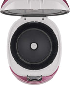 CUCKOO CR-0631F 6-Cup (Uncooked) / 12-Cup (Cooked) Micom Rice Cooker with Nonstick Inner Pot, 7 Menu Modes, LCD Display, Fuzzy Logic Tech, Auto Clean (White/Pink)