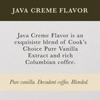 Cook's Java Creme Flavor 8 oz