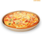 CHEFMADE Pizza Pan, 9-Inch Non-Stick Pancake Bakeware for Oven Baking (Champagne Gold)