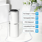 Automatic Liquid Soap Dispenser Bathroom Kitchen Dish Liquid Body Shampoo Shower Gel Hand Free Liquid, USB Rechargeable Dispenser Touchless Soap Dispenser 380ml Auto Liquid Dispenser Sylfu
