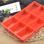 Silicone Mini Loaf Pan, Non-Stick Bread Pan, 9 Cavity Baking Mold for Loaf Cake, Bread, Meatloaf, Pack of 2