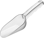 ice maker scoop,ice scoopers for ice bucket,Polycarbonate Utility Ice Scoop, 12 Oz, No BPA,Clear, Ergonomic Handle, Applicable to: Ice Maker, Ice Cream, Pets Food, Coffee Beans(1 pack) M
