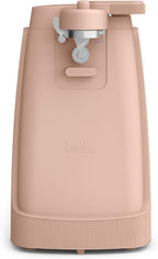 bella Electric Can Opener and Knife Sharpener, Multifunctional Jar and Bottle Opener with Removable Cutting Lever and Cord Storage, Stainless Steel Blade, Blossom