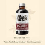 Cook's, Cranberry Extract for Breads, Muffins, Jellies, Jams, Sauces, Beverages, 8 oz