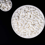 Kasvan White Heart Shapes Sprinkles - Edible Candy Pearls 130g/4.58 Oz, Mix Size, Baking Cake Decorations, Ice Cream Toppings and Cookie Decorating, Wedding Party Chirstmas Supplies (White)