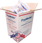 MirOil P46C Fry Powder Oil Stabilizer and Filter Aid, 46 x Size C Portion Pack(160ML Each) Fry Powder, Food Centers Cook Hotter, Deep Fryer Cooking Oil Saver Helps Save Grease & Remove Carbon Deposits