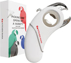 Kitchen Mama Epic One Multifunction Opener: A Pick Ergonomic Opener- Magnetic Bottle Opener, Beer & Soda Can Opener, Pull Tab & Jar Opener for Weak Hands and Arthritis (White)