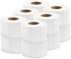 enKo [12 Rolls, 7440 Labels] 4 x 2-1/2 inches Direct Thermal Labels, FBA Stickers, FNSKU Label Compatible for Zebra/Eltron
