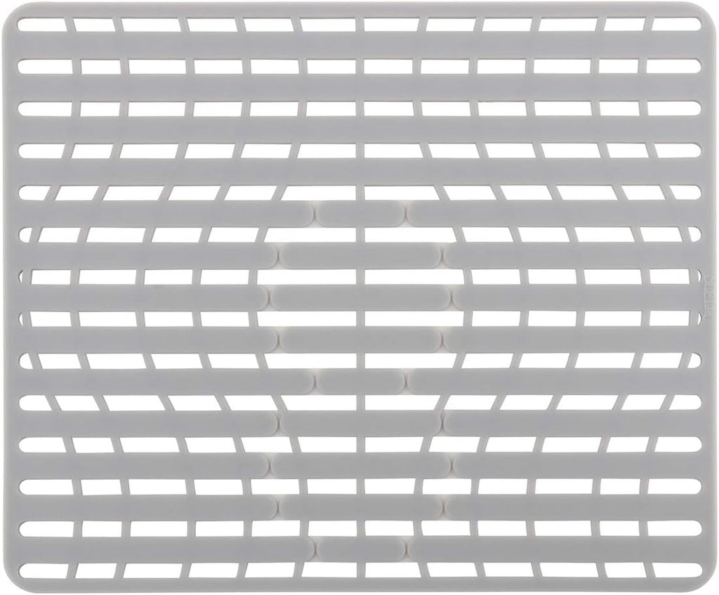 NICE DAY Sink Mat, Sink Protectors for Kitchen Sink By Better Housewares Wok Stand Strong Adsorption And Skid Resistance PVC Free Silicone Sink Mat 16" x 13", Large