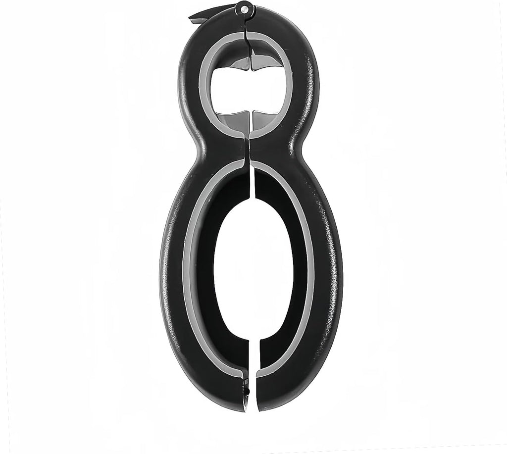 Bottle Opener 6 in 1 Multi Function Can Opener,Multi Kitchen Tool for Jelly Jars, Wine, Beer and other, Bottle Opener to Protect the Nail Use for Children, Elderly and Arthritis Sufferers.