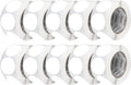 Perco White 3-Inch Perforated Circle Dot Sticker Labels — 10 Rolls, 5,000 Round Stickers — with Permanent Adhesive for Moving Boxes, Sale Signage, Displays, Status Messaging—Made in USA