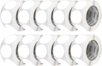 Perco White 3-Inch Perforated Circle Dot Sticker Labels — 10 Rolls, 5,000 Round Stickers — with Permanent Adhesive for Moving Boxes, Sale Signage, Displays, Status Messaging—Made in USA