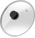 Wadaza Pan Lid 12 Inch - Tempered Glass Pot Lid - Oven Safe Replacement Glass Lid for Frying Pan Wok Pot Skillet