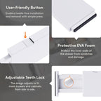 Lifewit 8 Pack Drawer Dividers Plastic 4" High, 13.5-22" Adjustable Drawer Organizers for Clothes, Expandable Dresser Separators in Bedroom/Bathroom/Kitchen/Fridge/Office Organization and Storage