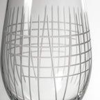 Rolf Glass Matchstick All Purpose Wine Glass 18 Ounce - Set of 4 Large Wine Glasses - Lead-Free Glass - Engraved Large Wine Glasses - Proudly Made in the USA